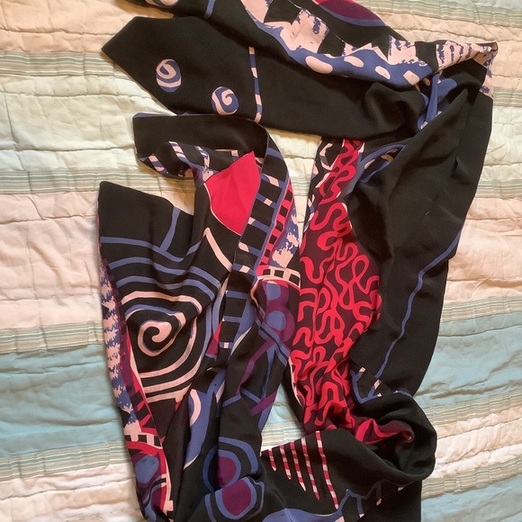 Michelle Marcuse Accessories - MICHELLE MARCUSE vintage scarf perfect unworn artists limited huge shawl wrap